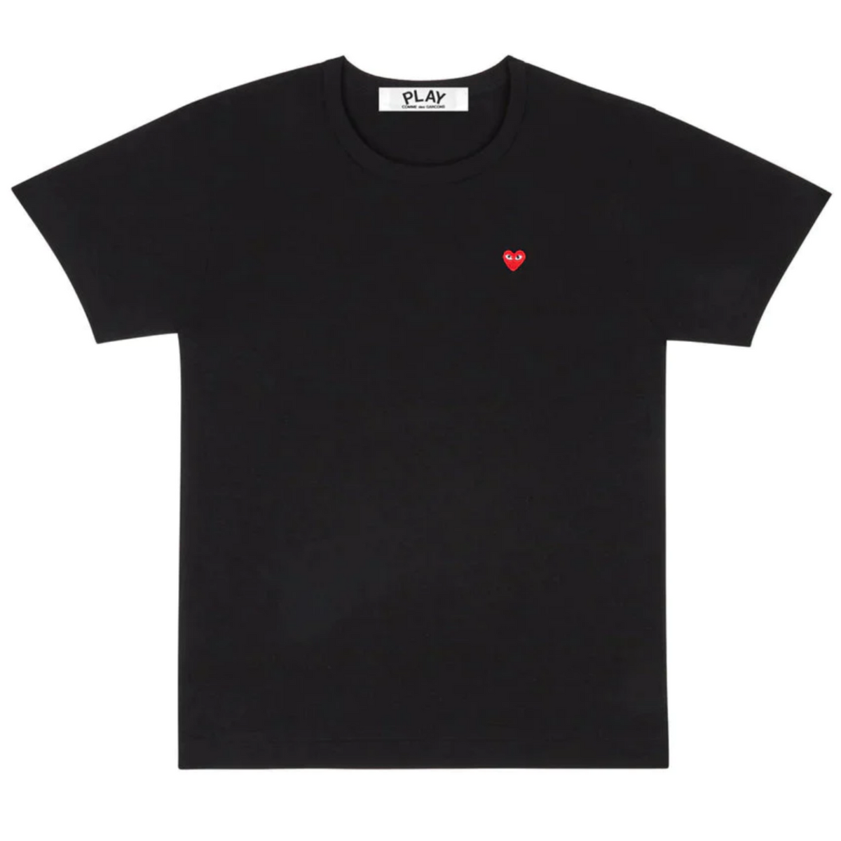 PLAY T-Shirt Herren kleines Herz schwarz