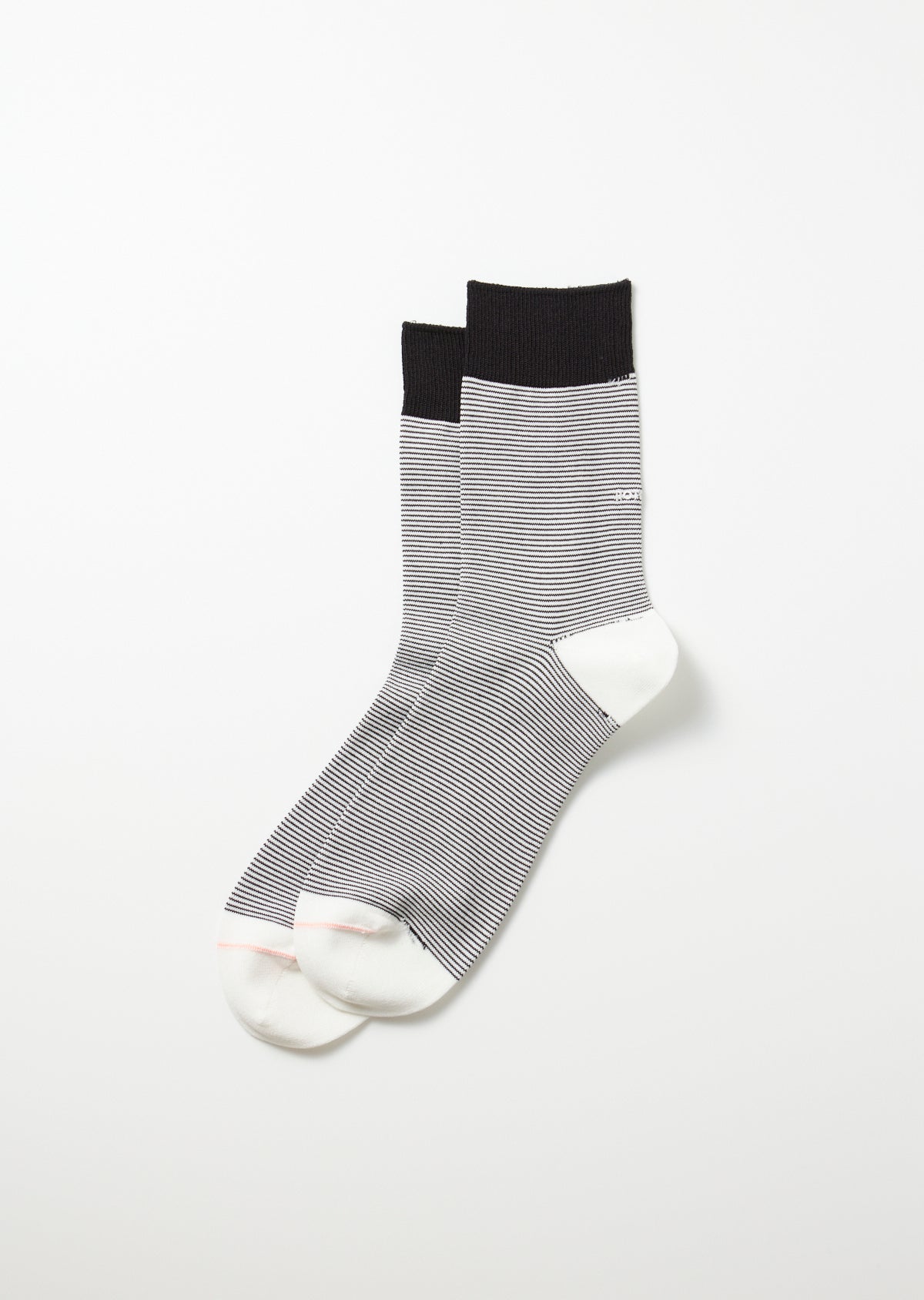 Fine Stripe Mini Socken - schwarz