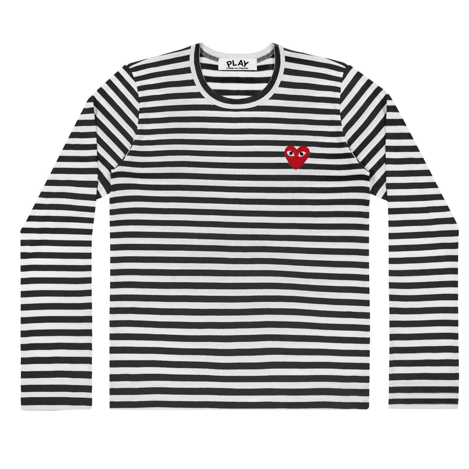 PLAY Streifen-Sweater Herren schwarz