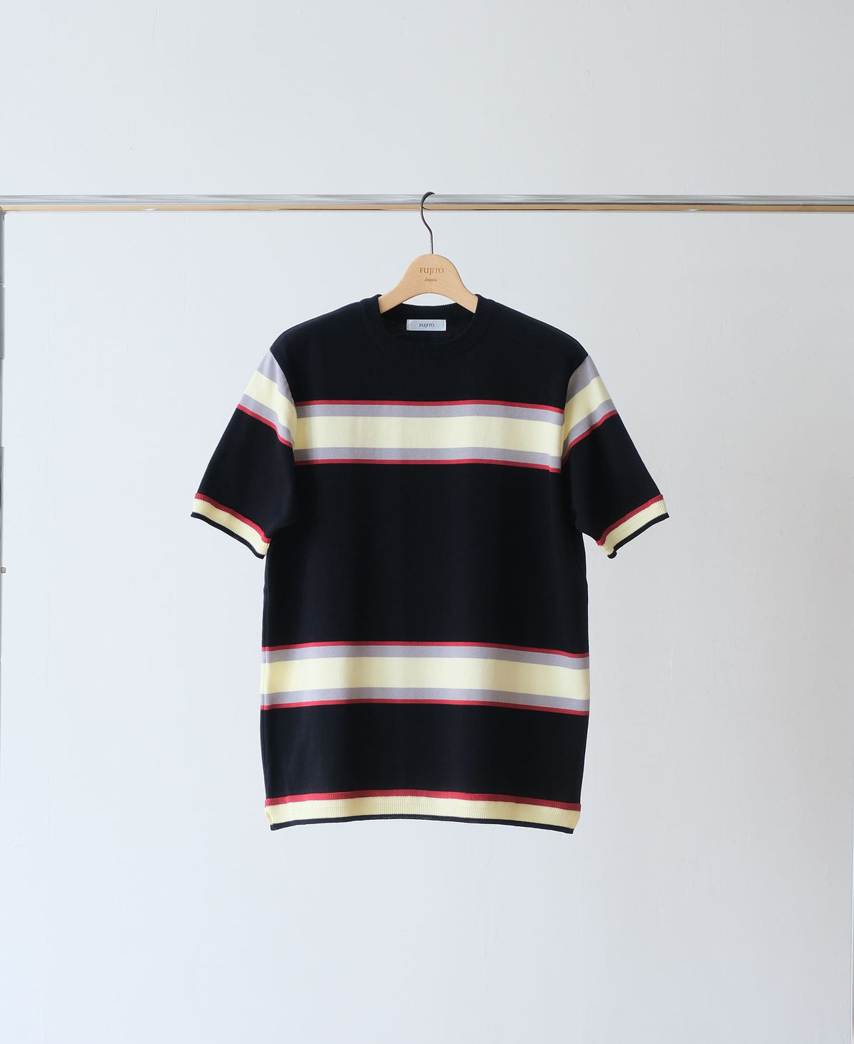Border Knit T-Shirt