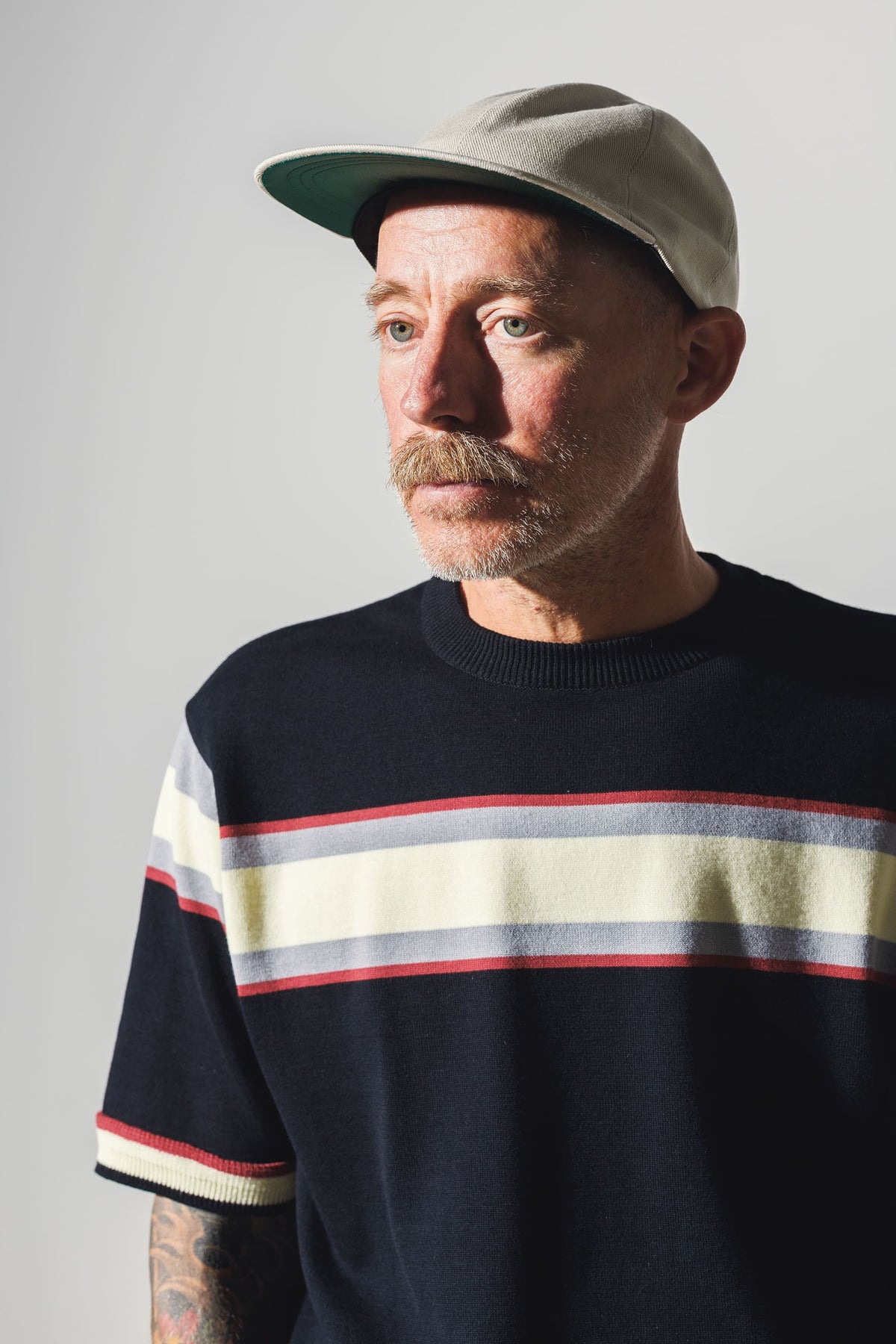 Border Knit T-Shirt