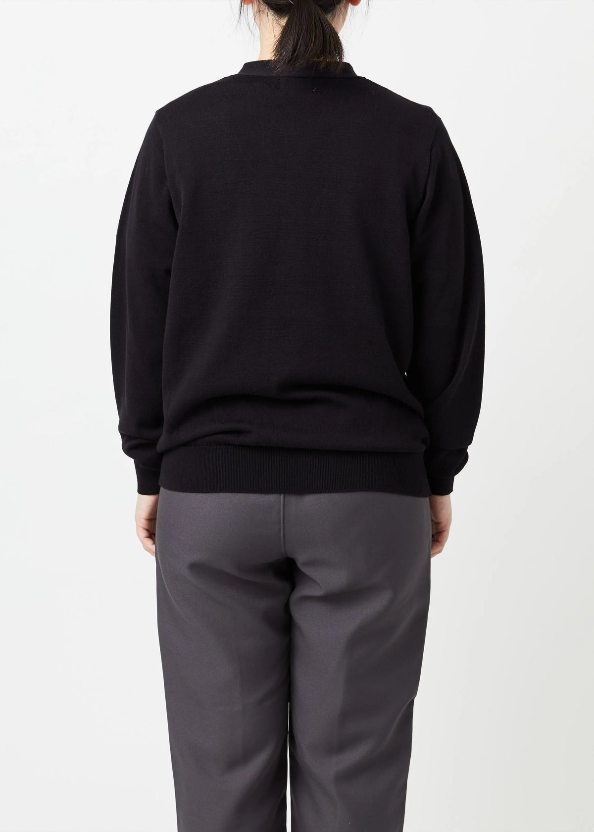 High twist Cotton Cardigan - navy
