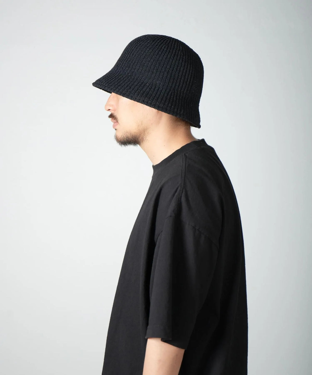 Knit Tulip Hat RL-25-1386 - schwarz