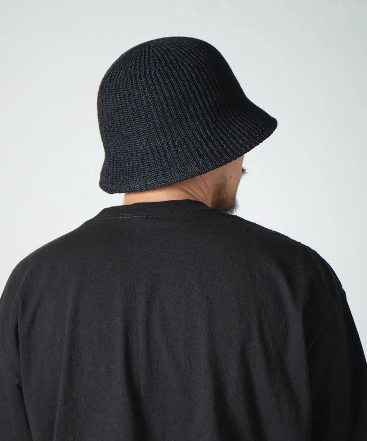Knit Tulip Hat RL-25-1386 - schwarz