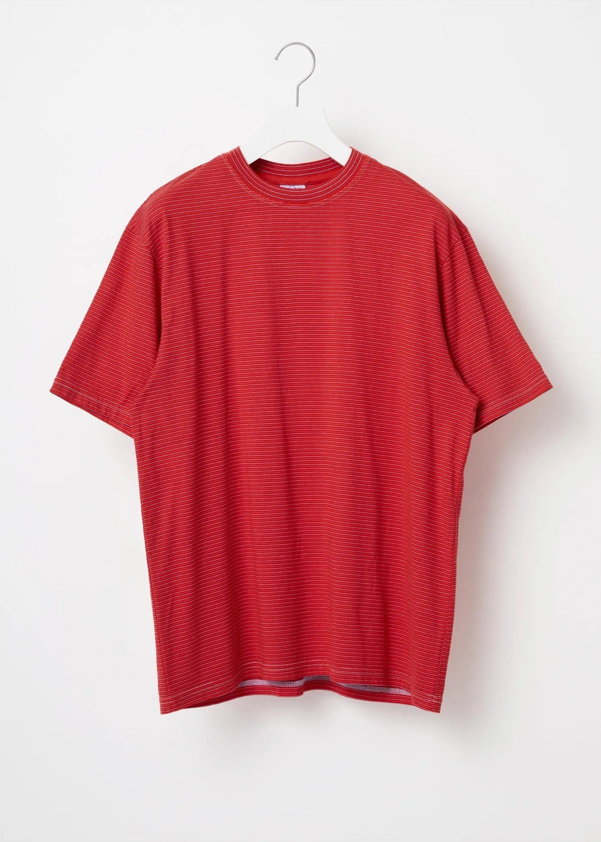 Basic T-Shirt shortsleeves - red/sax