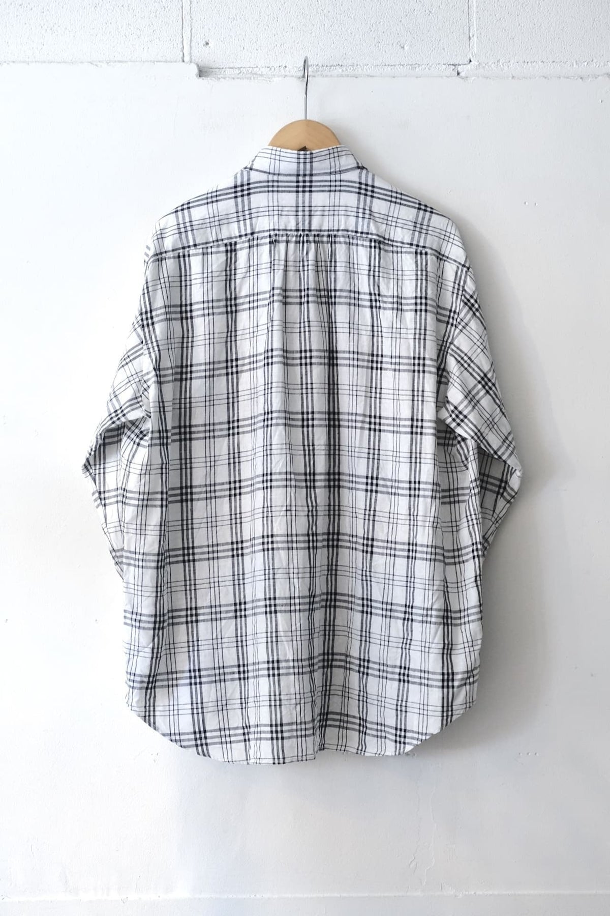 BS Shirt Hemd Karo - weiss/schwarz