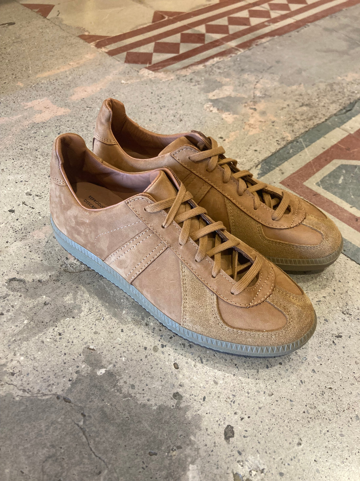 German Army Trainer - Camel nubuk