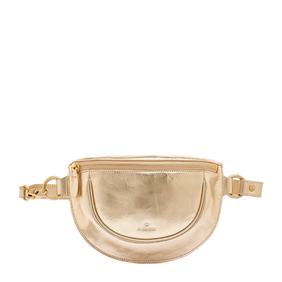 Hip Bag Oliveta - metallic platinum