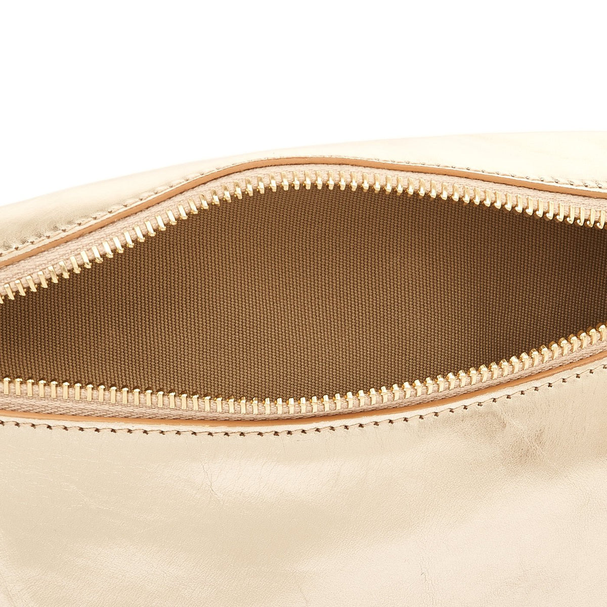 Hip Bag Oliveta - metallic platinum