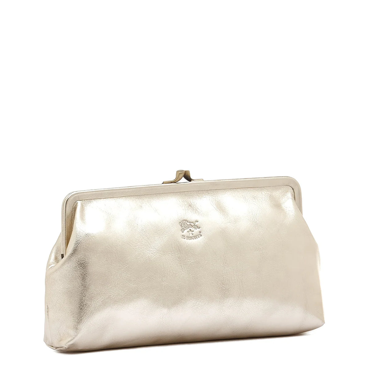 Clutch Bag Manuela - metallic platinum