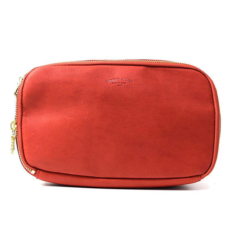 LGRN Leder Pochette - orangerot