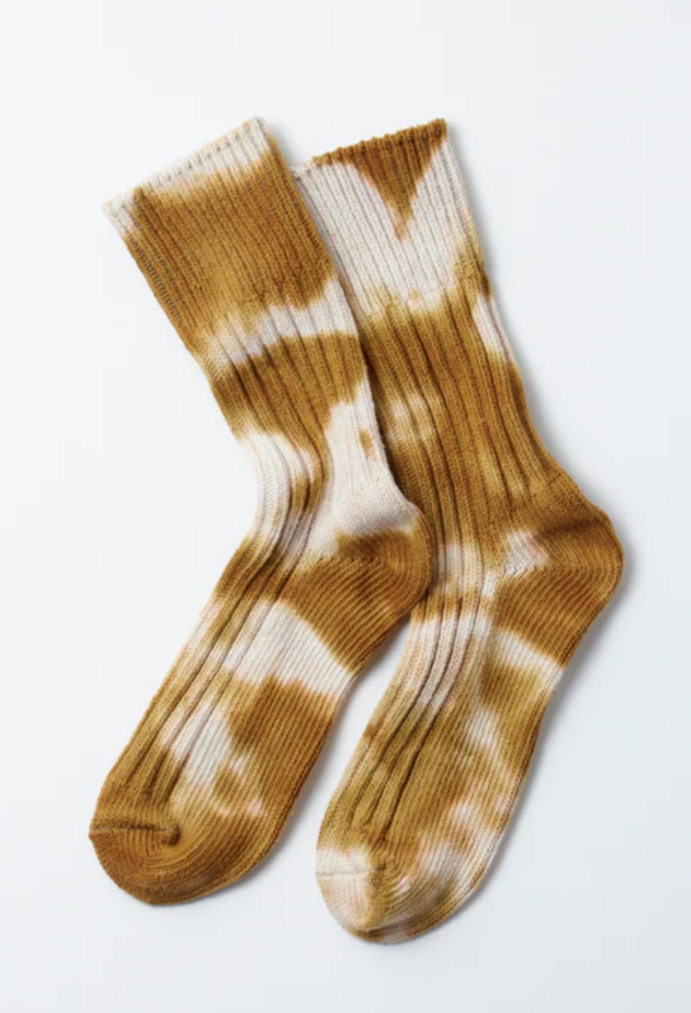 Batik Socken caramel