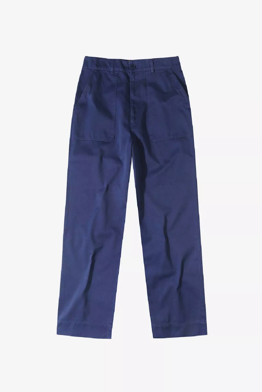 Gabardine Workwear Hose Damen blue