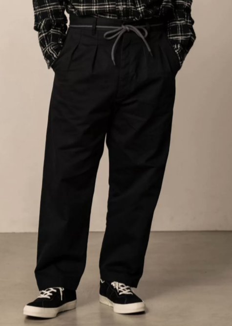 Hose 2 Tuck schwarz