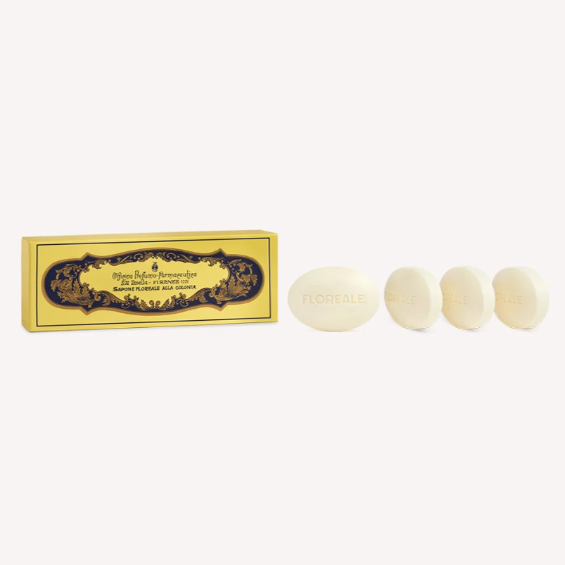 Sapone floreale alla colonia 4-er Pack