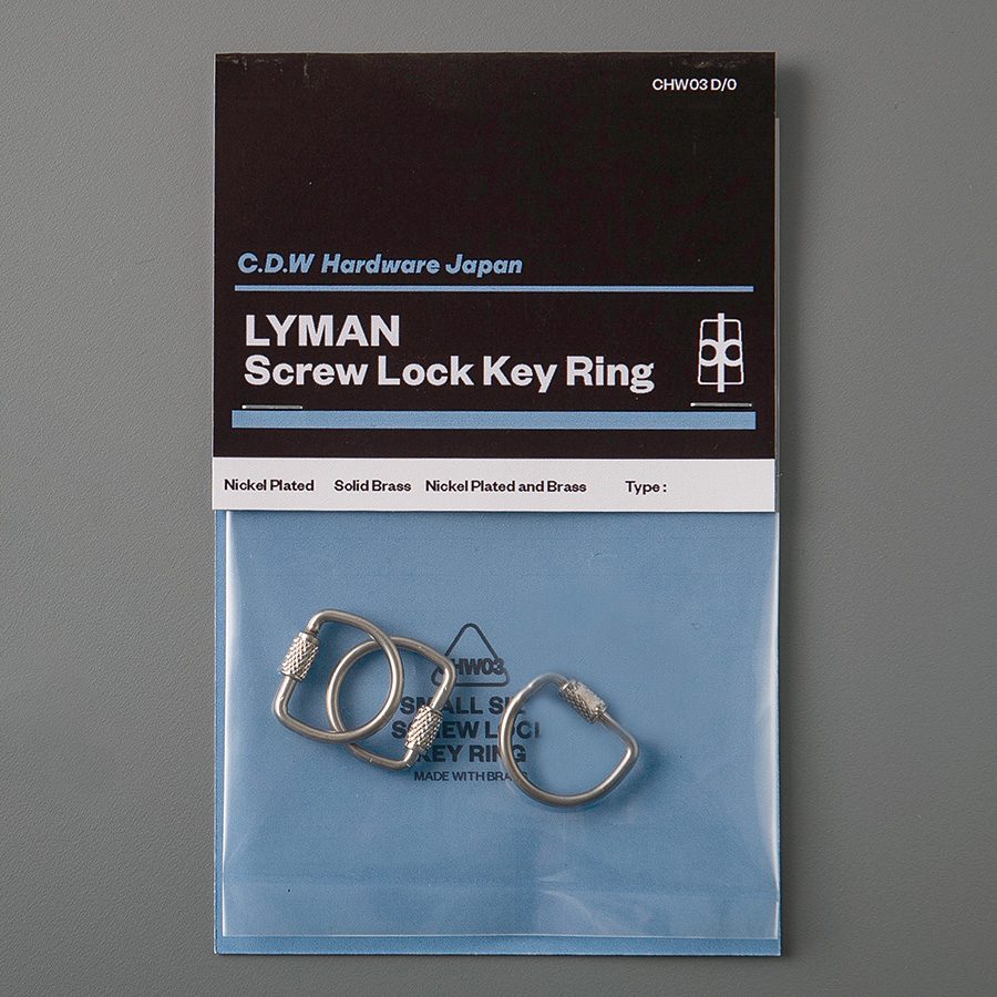 Schlüsselring mit Schraubverschluss Lyman