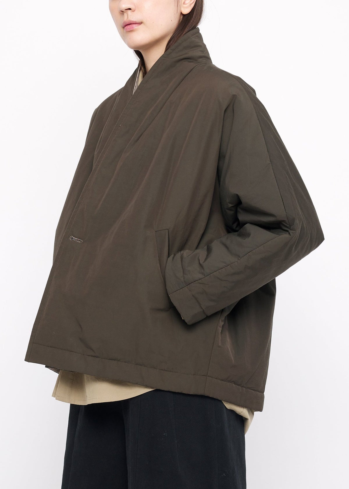 Unisex reversible Blazer - braun / taupe