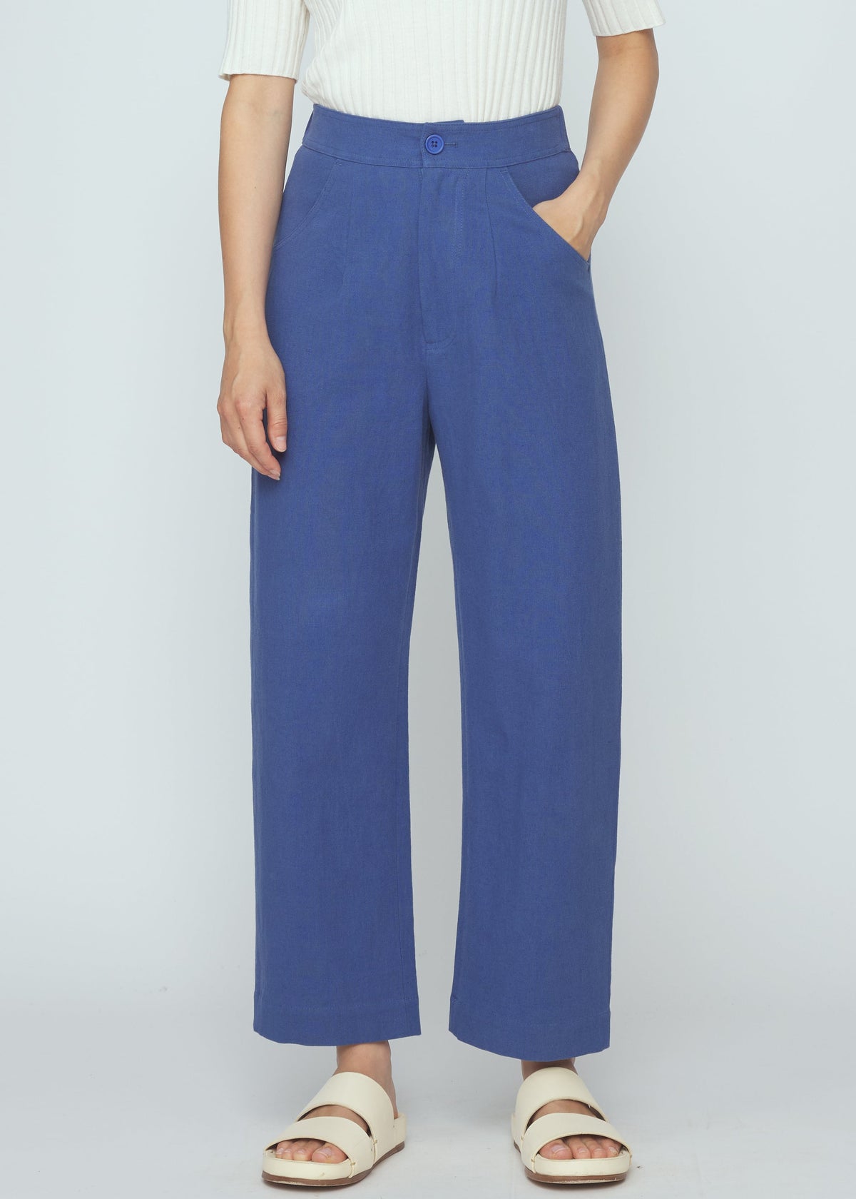 Unisex Curve Legged Hose - french blue
