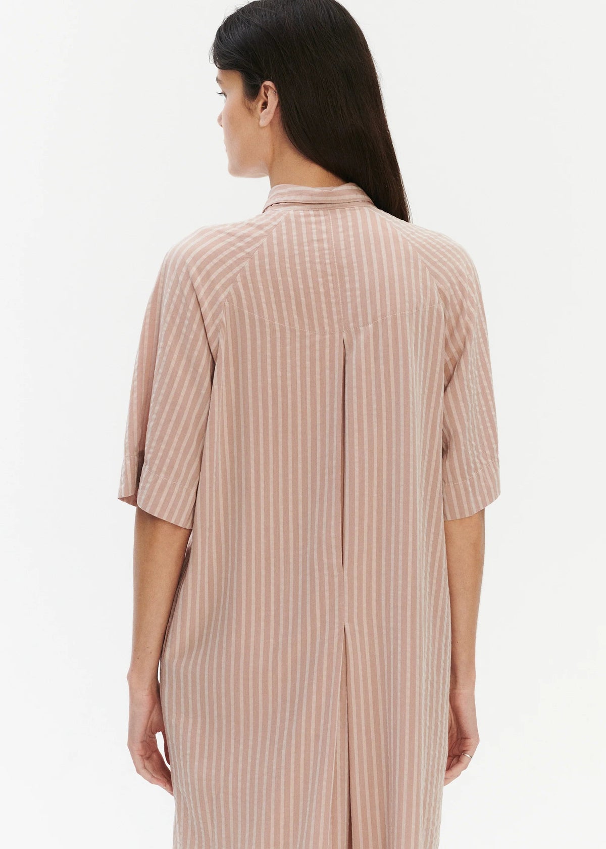 Hemdkleid - altrosa Streifen