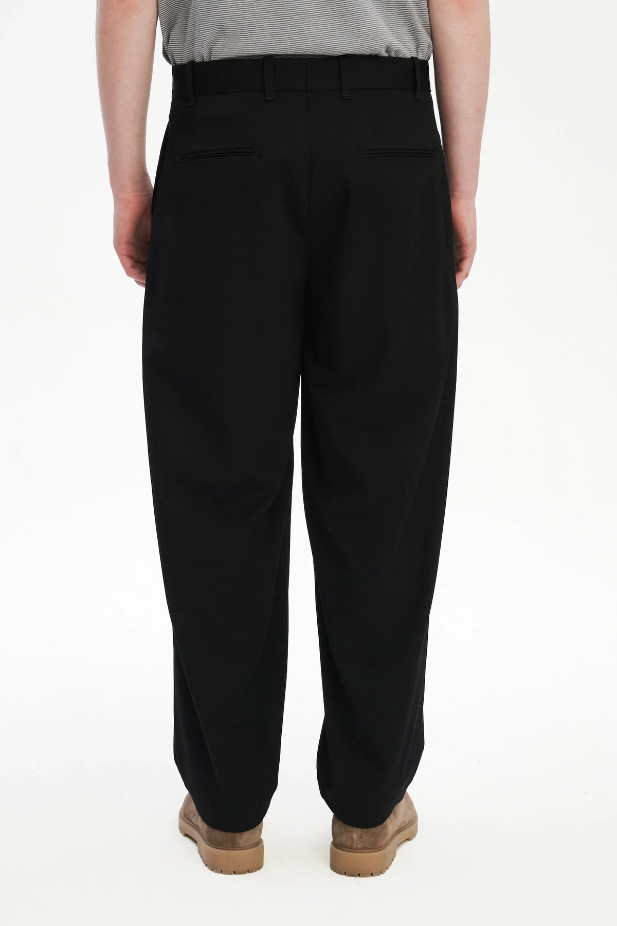 Hose cropped - schwarz