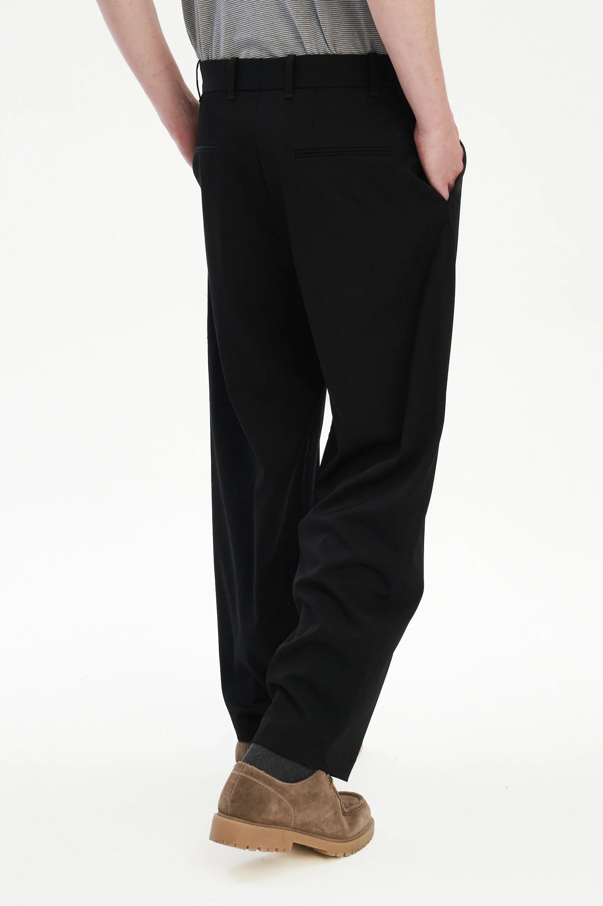 Hose cropped - schwarz