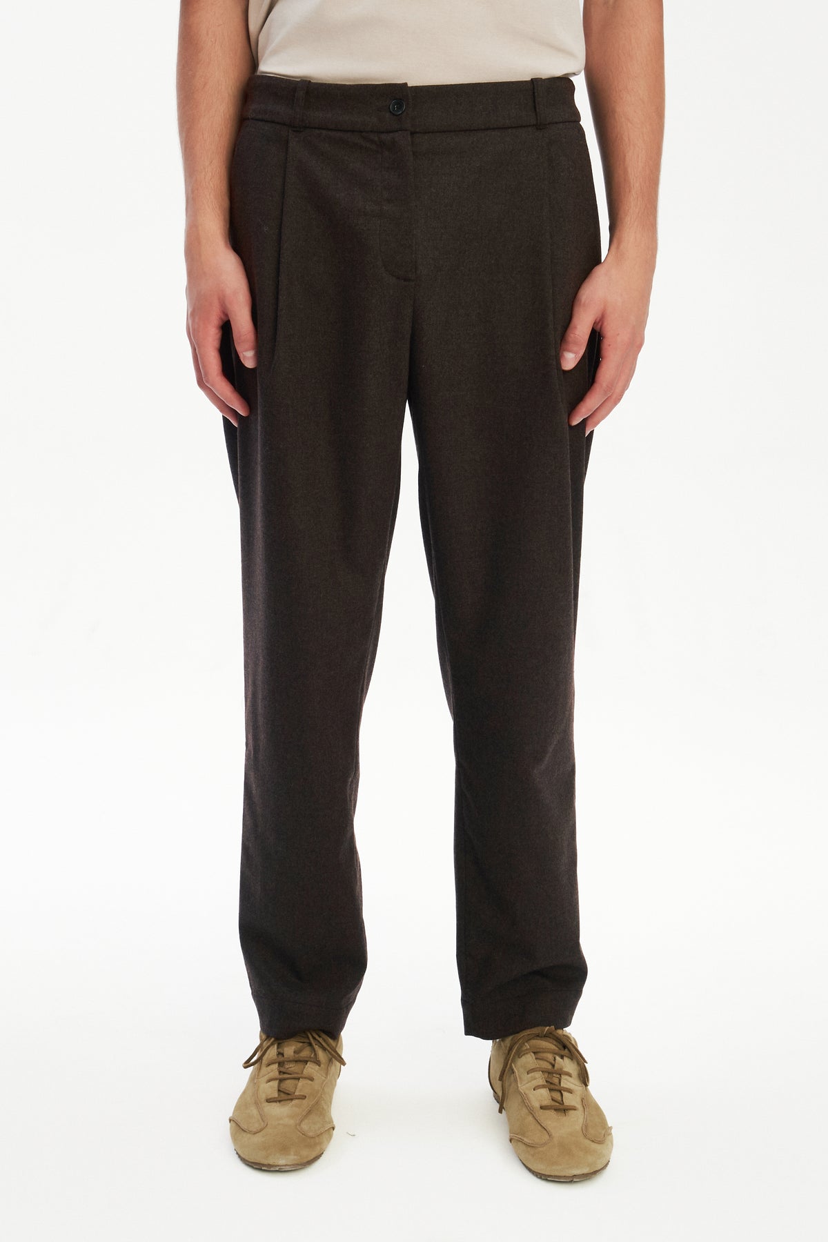 Genuine Hose - braun meliert