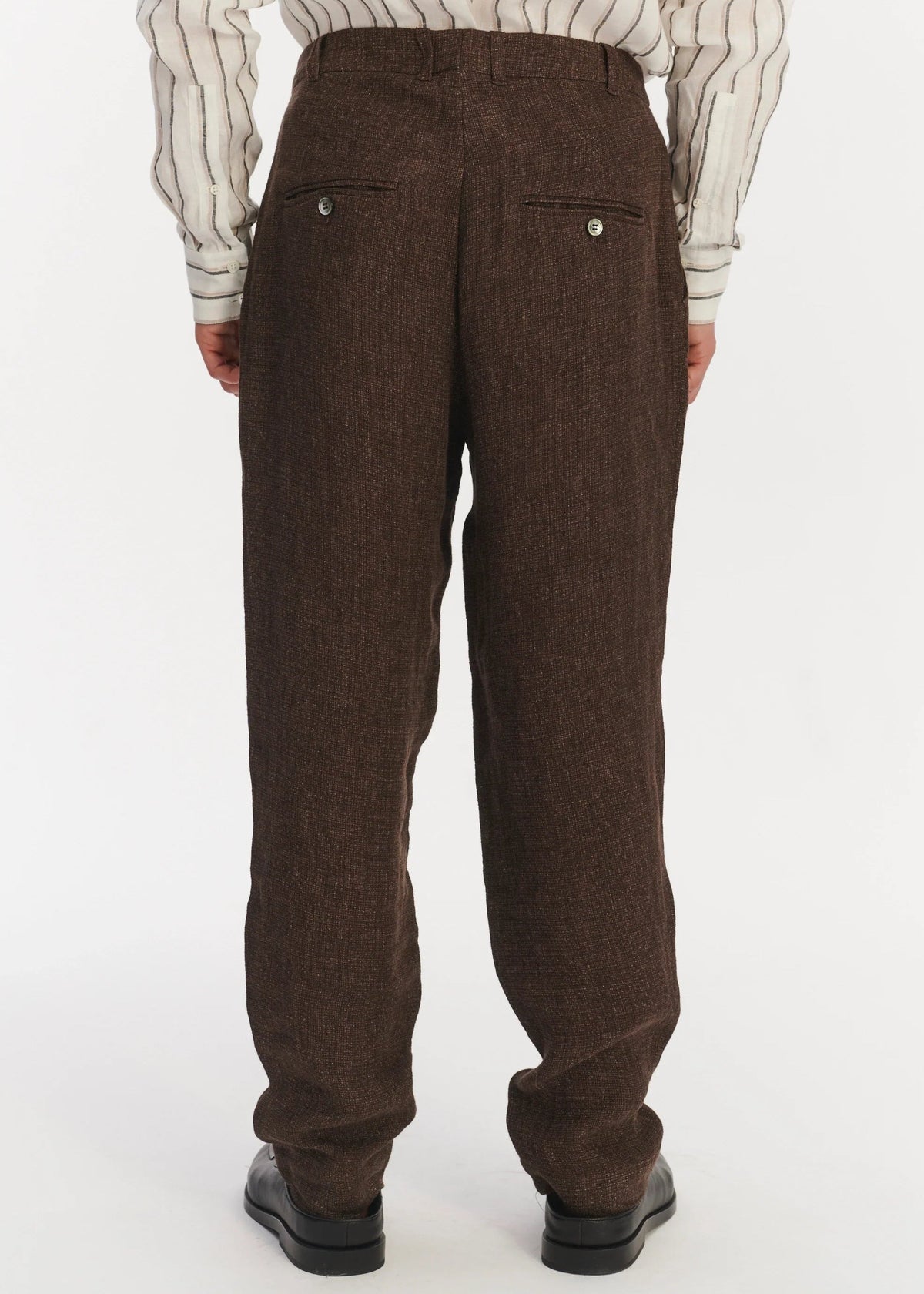 Genuine Hose - braun Leinen