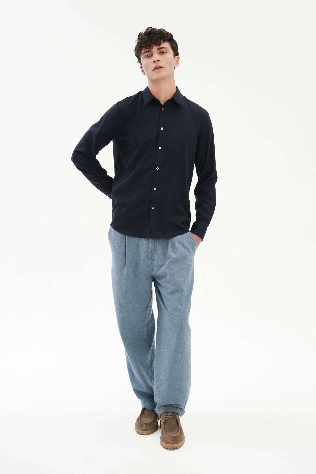 Feel Good Shirt - navy