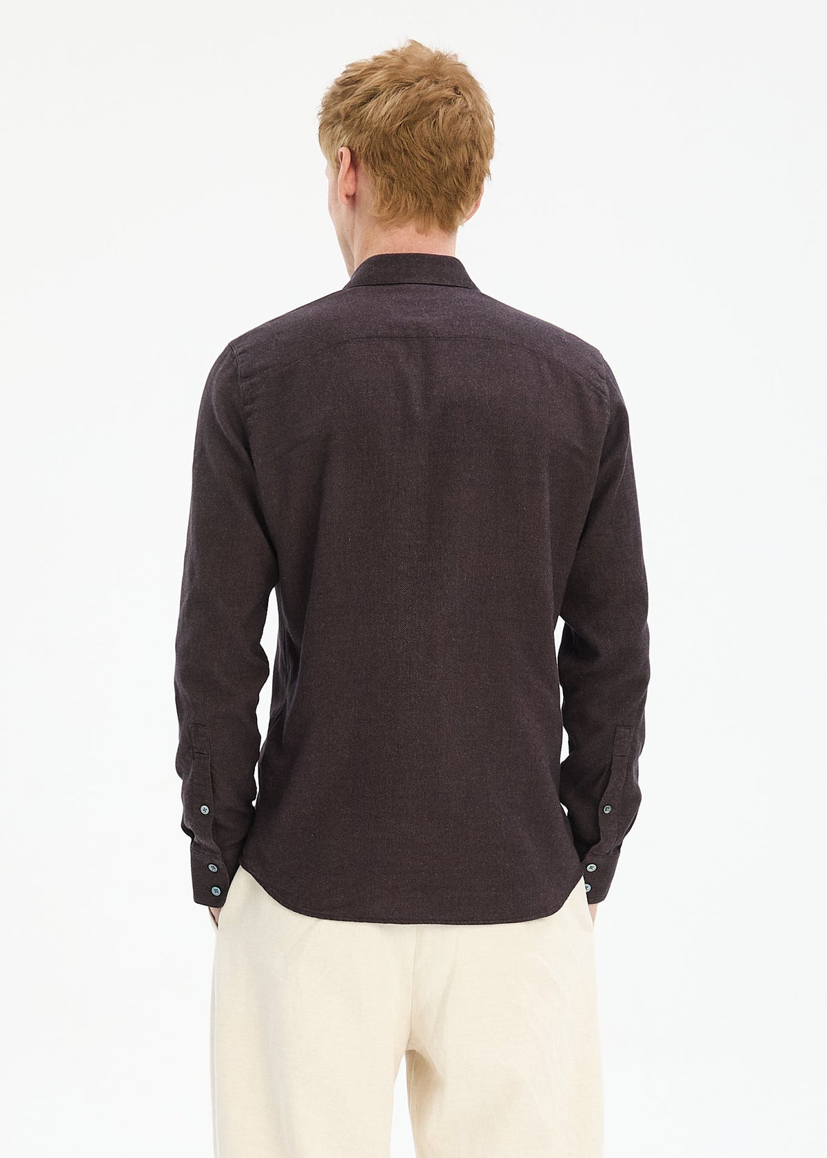 Feel Good Shirt - braun Flanell