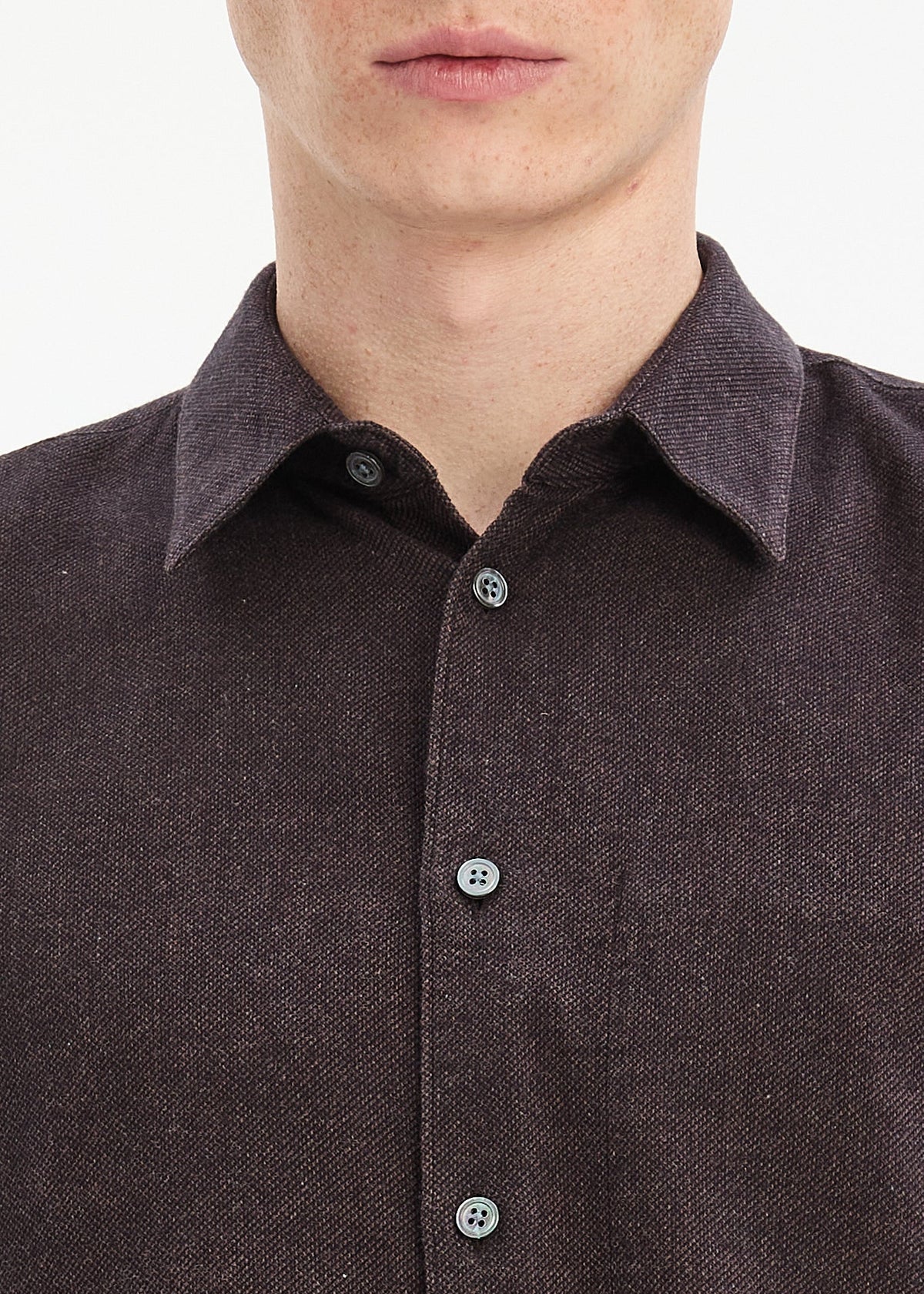 Feel Good Shirt - braun Flanell
