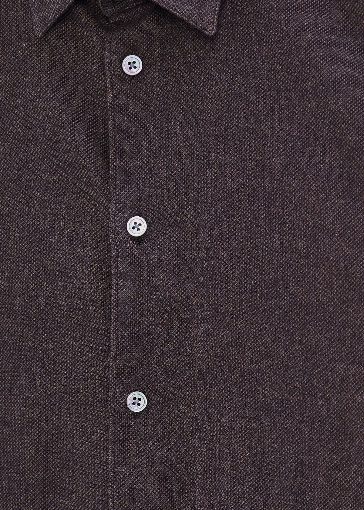Feel Good Shirt - braun Flanell