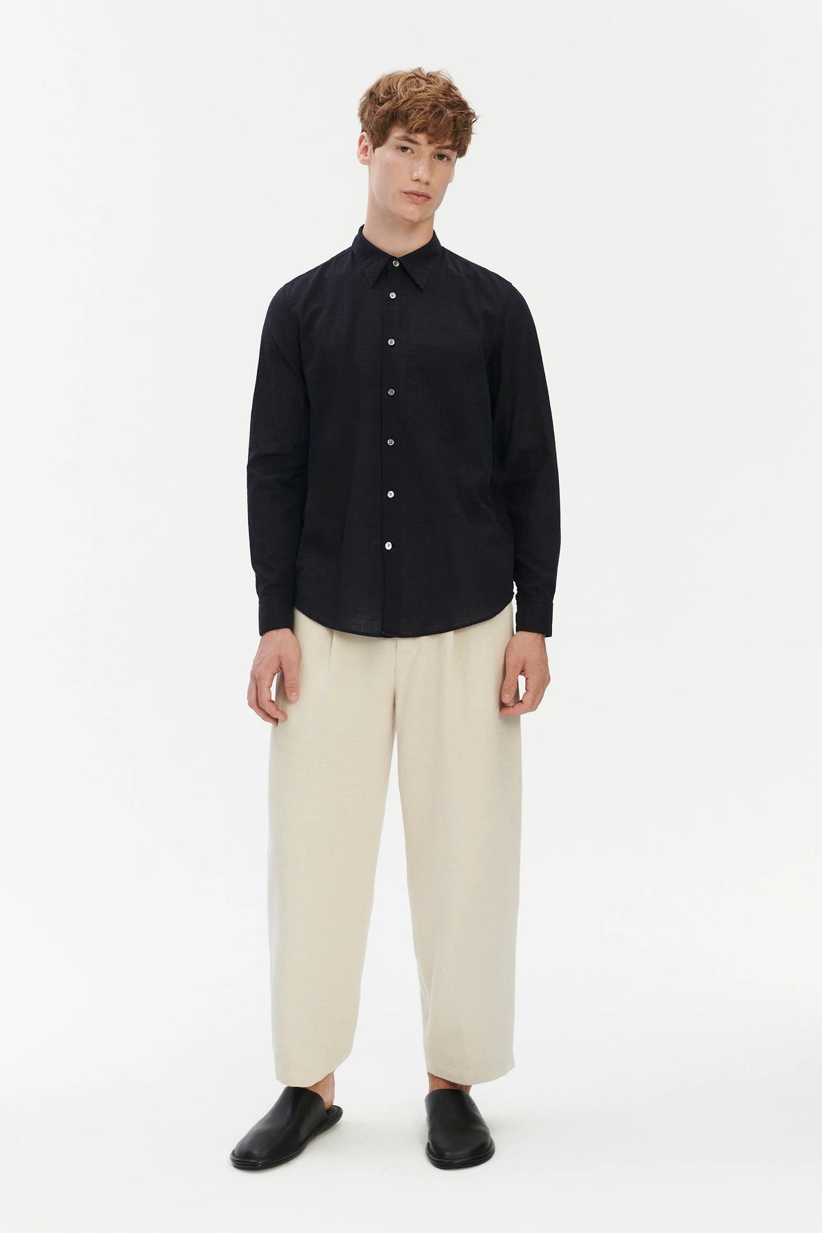 Feel Good Shirt - schwarz karo