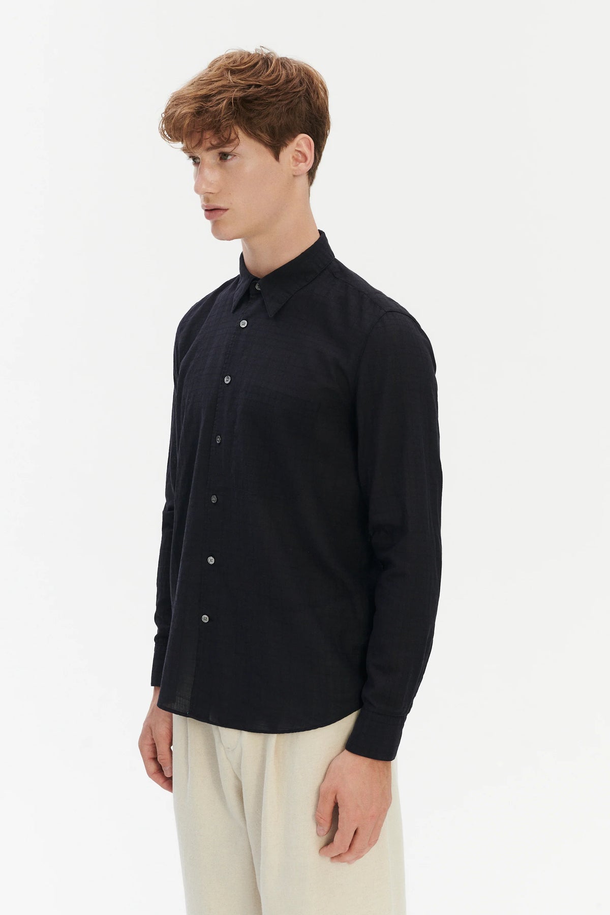 Feel Good Shirt - schwarz karo