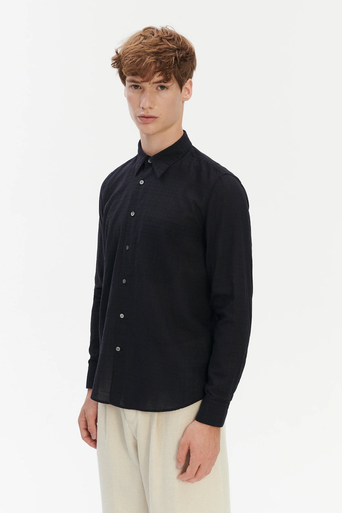 Feel Good Shirt - schwarz karo