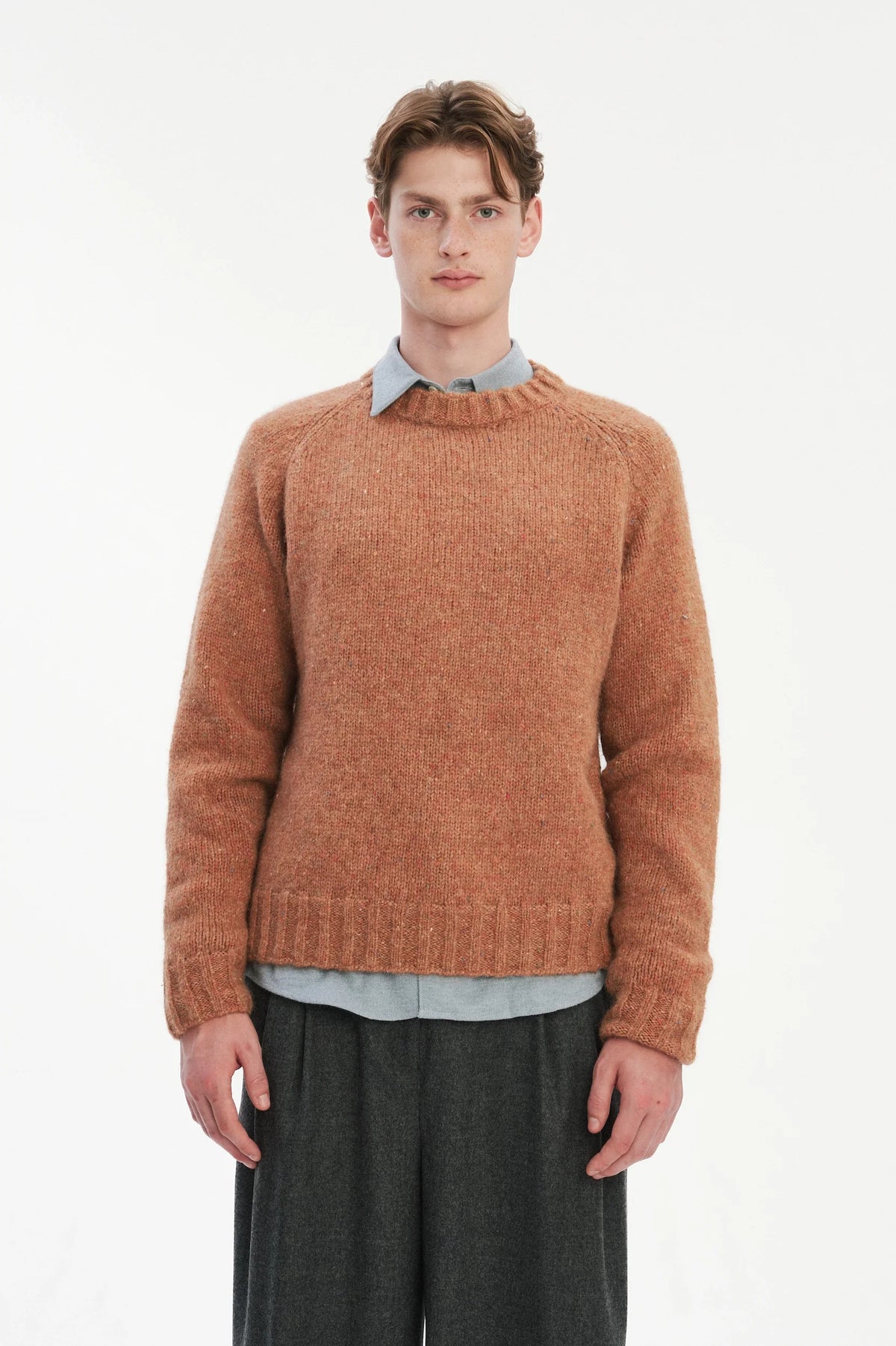 Pullover Raglan - apricot mélange