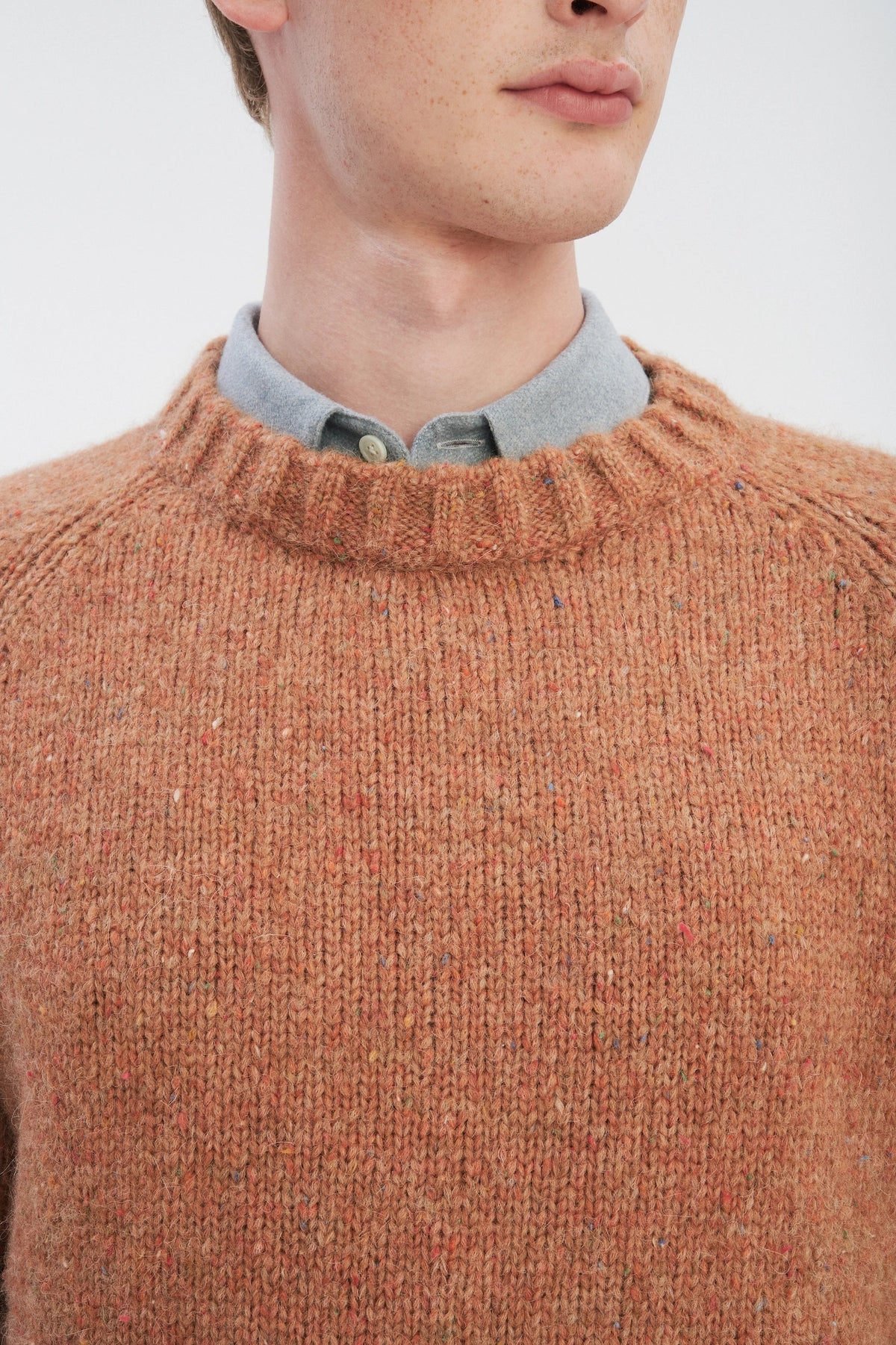Pullover Raglan - apricot mélange