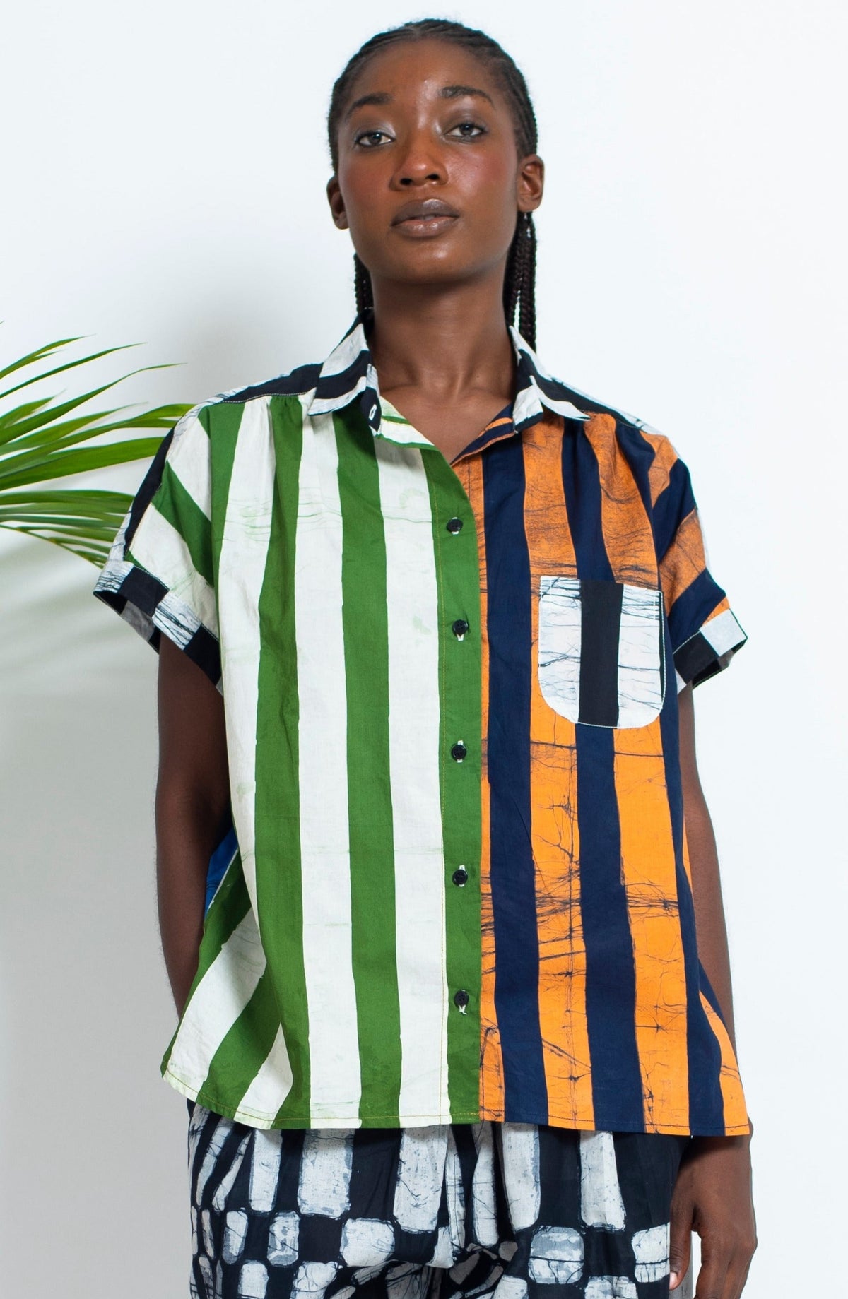 Tamira Shirt - mixed stripes