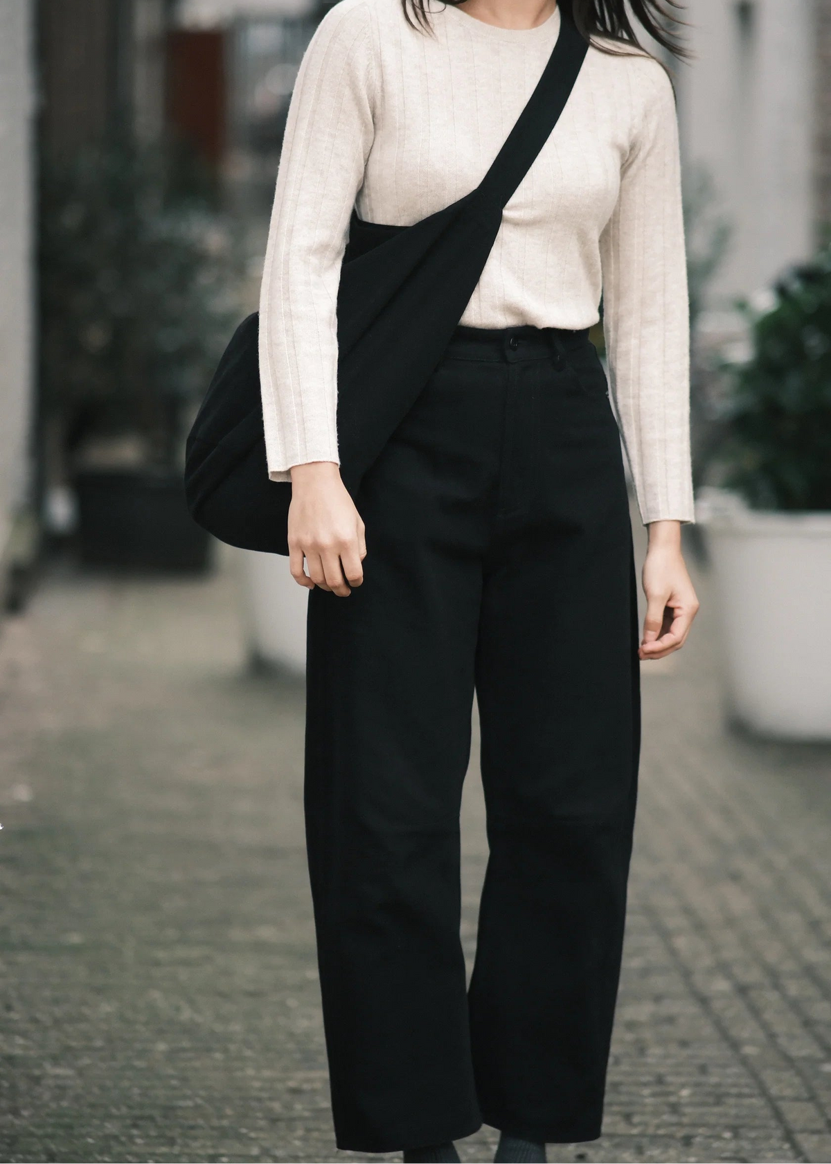 Unisex Curve Legged Hose - schwarz