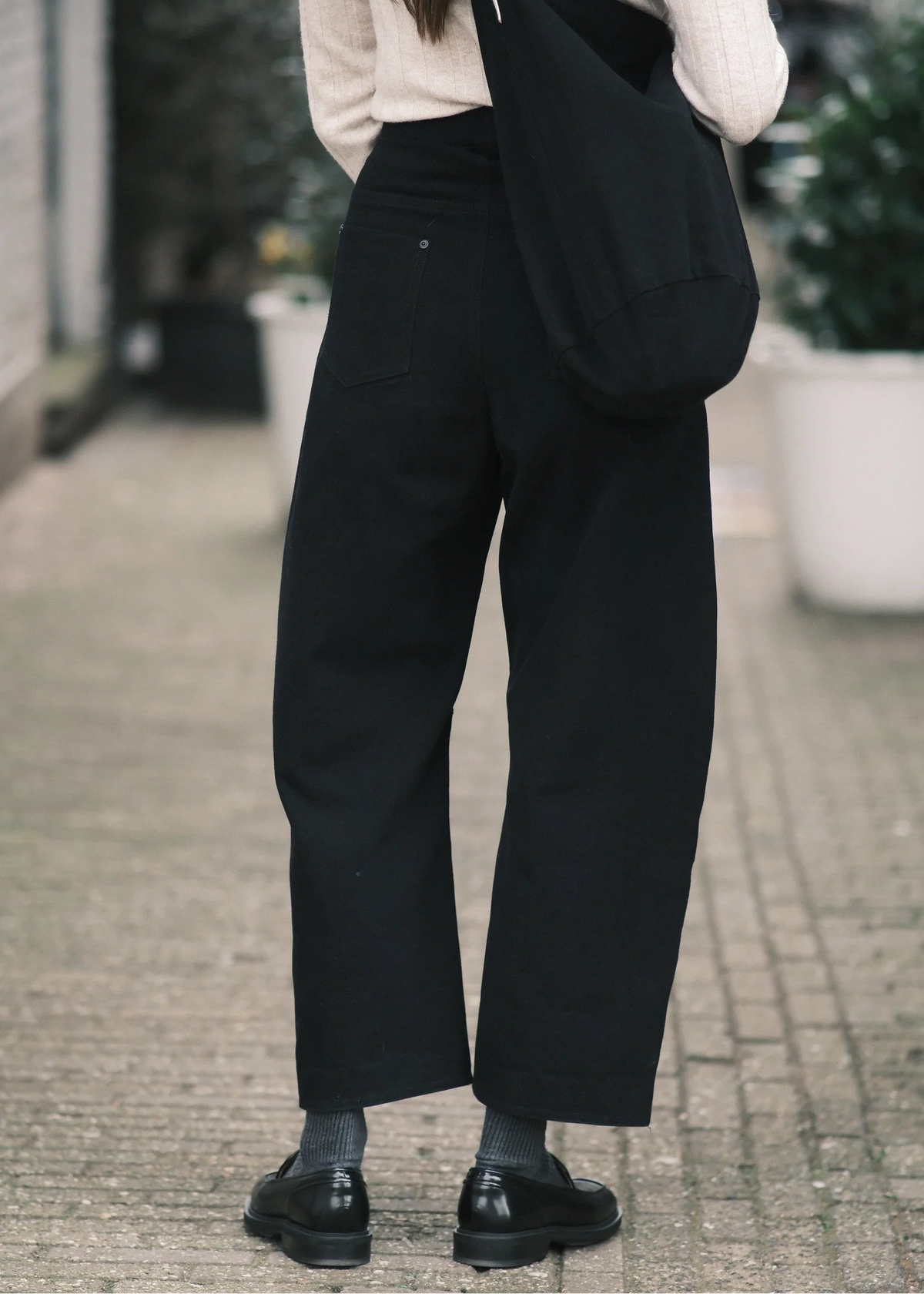 Unisex Curve Legged Hose - schwarz