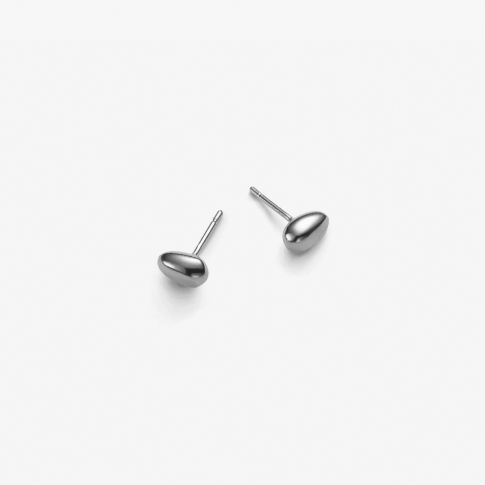 Ohrstecker Egg - Silber