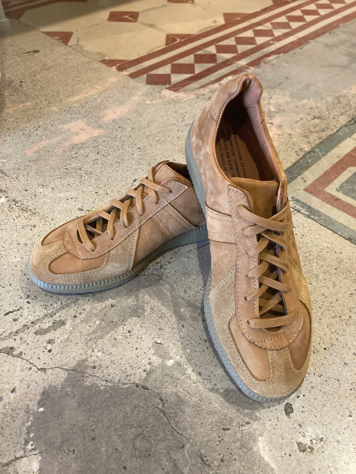 German Army Trainer - Camel nubuk
