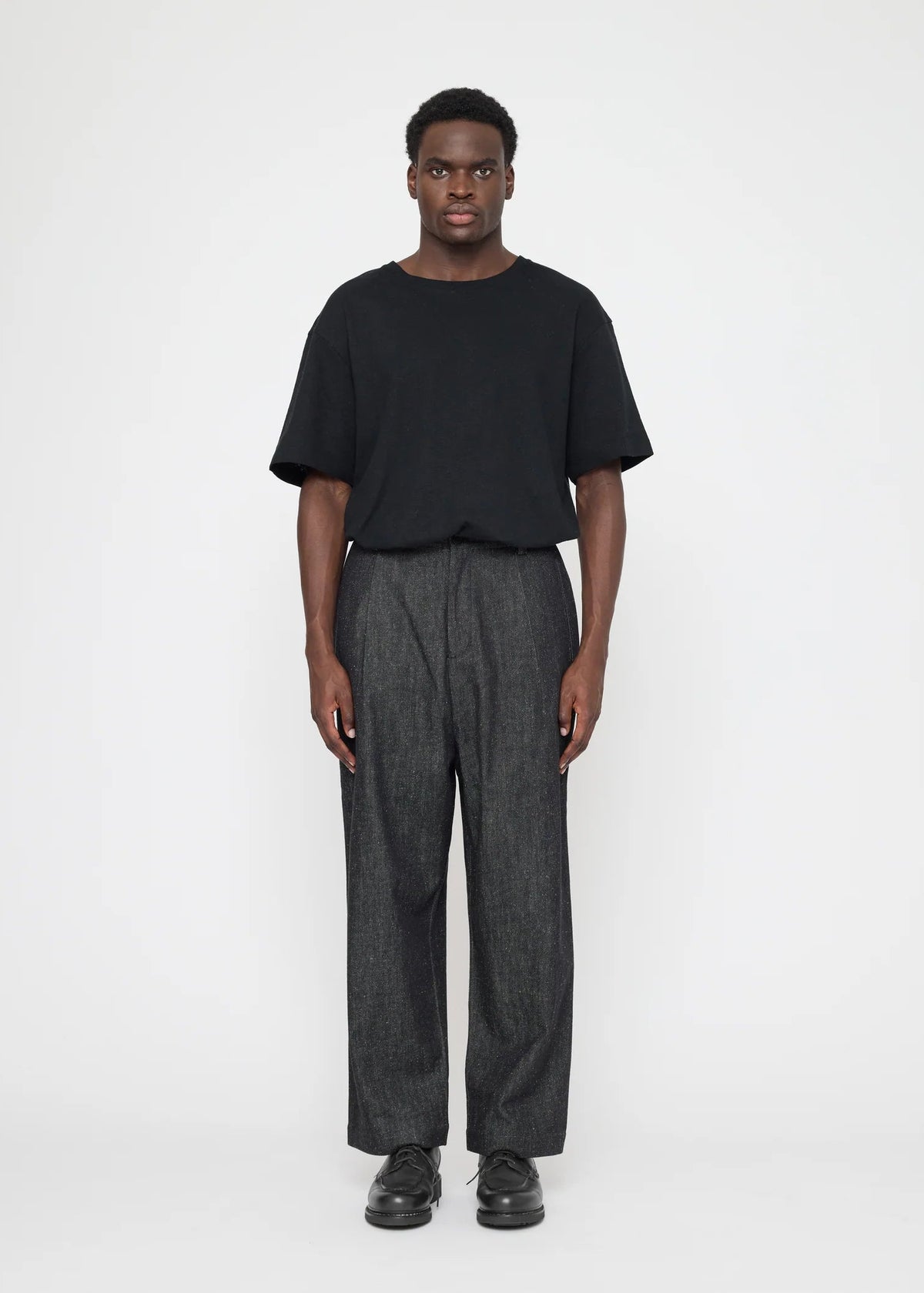 Unisex Drop Crotch Hose - Denim Edition schwarz