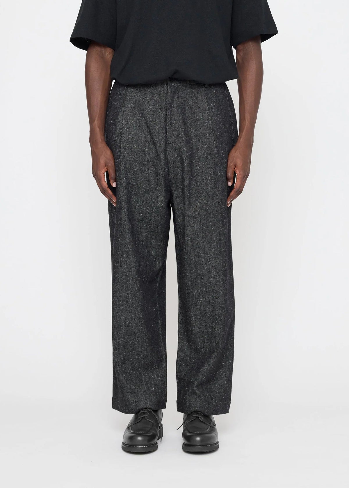 Unisex Drop Crotch Hose - Denim Edition schwarz