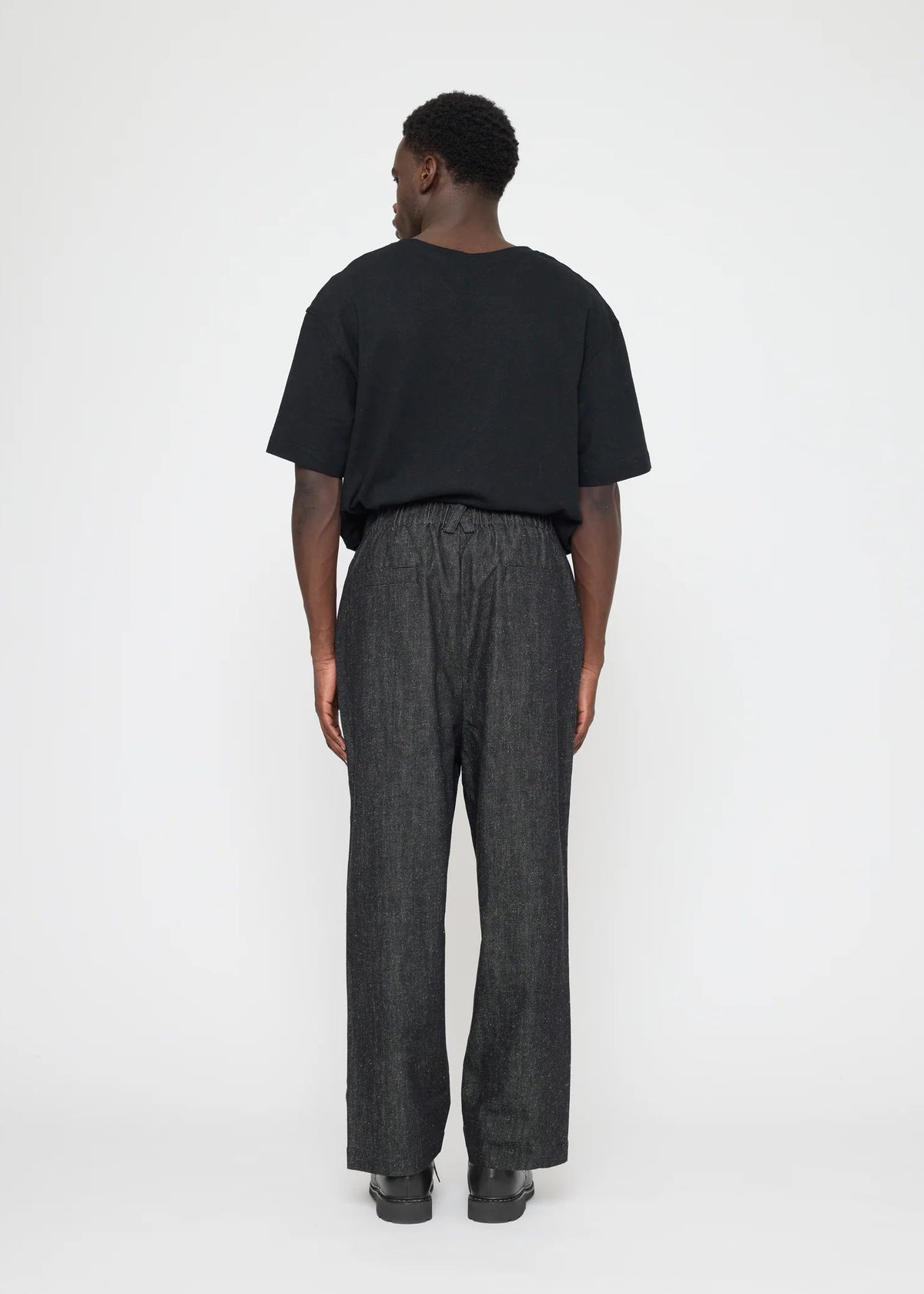 Unisex Drop Crotch Hose - Denim Edition schwarz