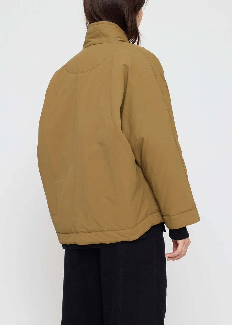 Reversible Unisex Blazer - charcoal / tan