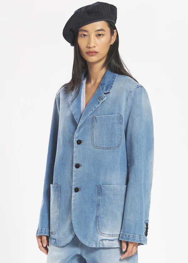 Jacke Silvano - Jeans cielo