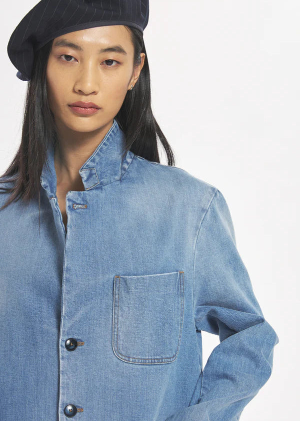 Jacke Silvano - Jeans cielo