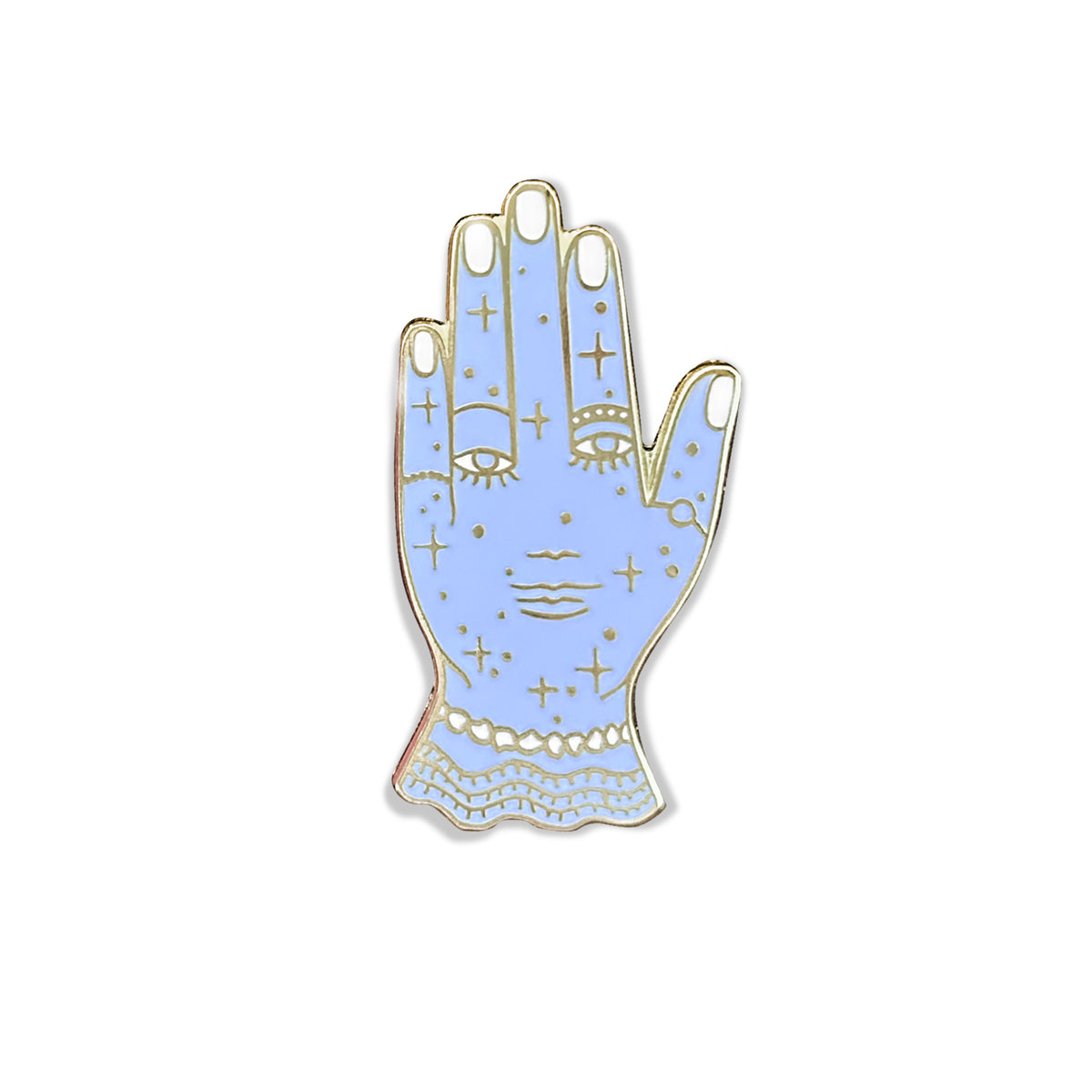 Pin Handlungs Hand - lila