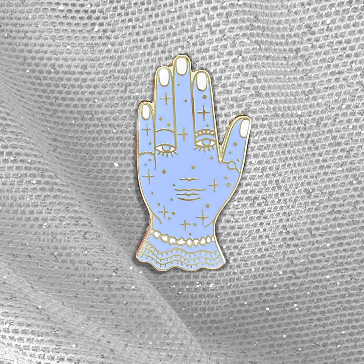 Pin Handlungs Hand - lila