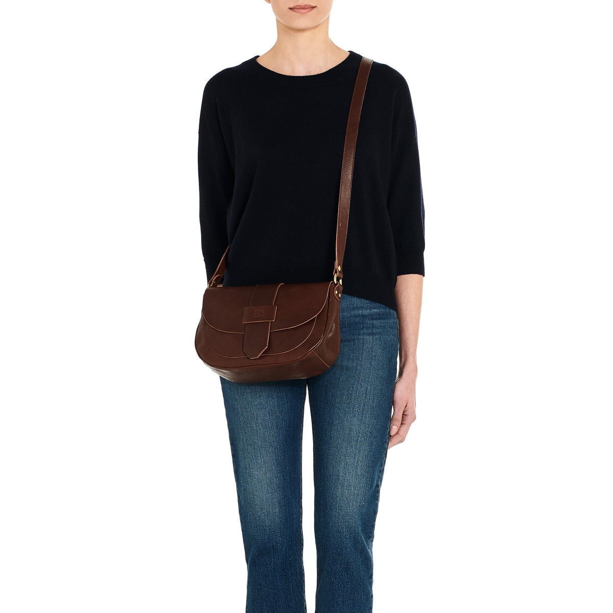 Handtasche Alloro gross - coffee
